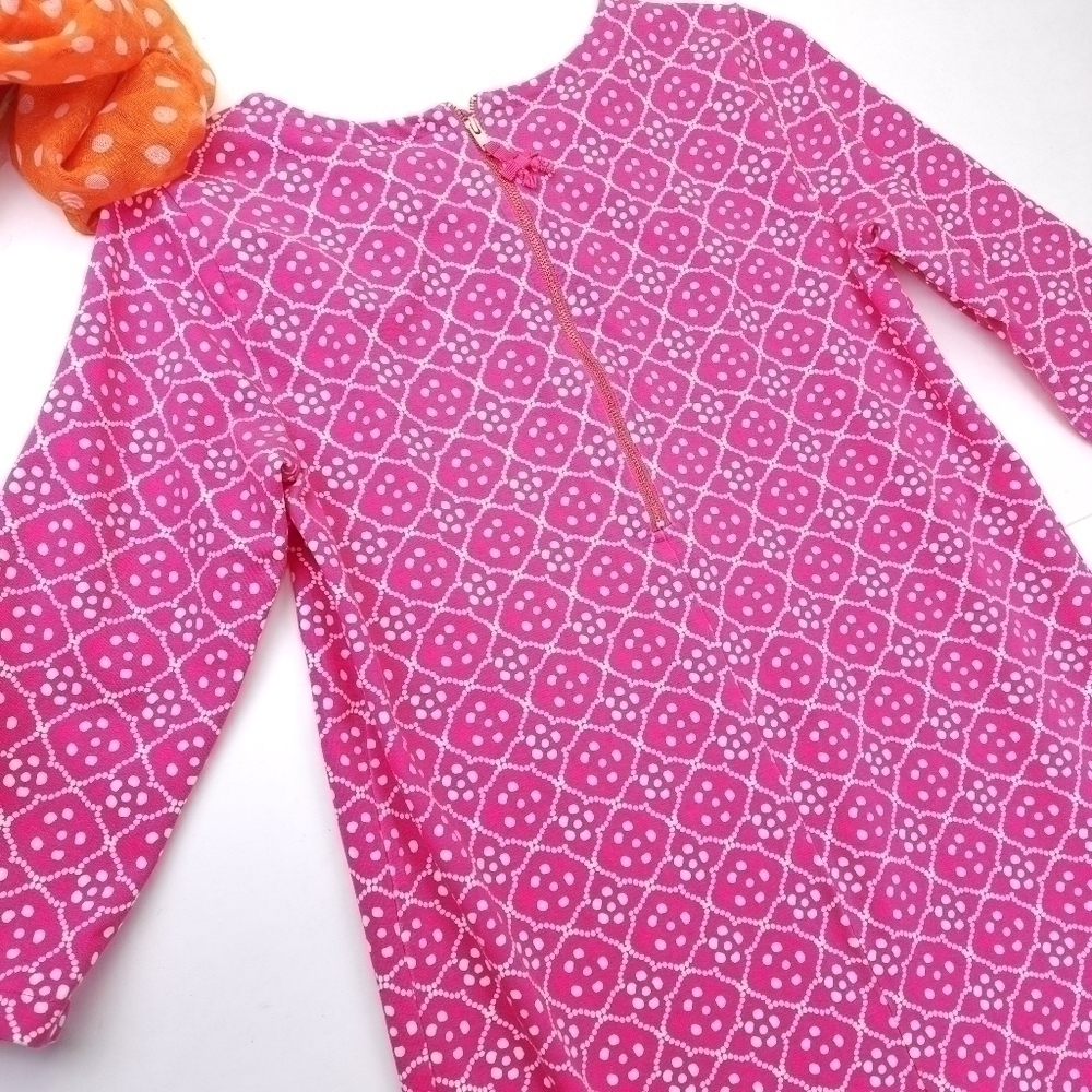Vineyard Vines Pink White Teen Girls Dress Sz 16 ( XL ) - Picture 10 of 11